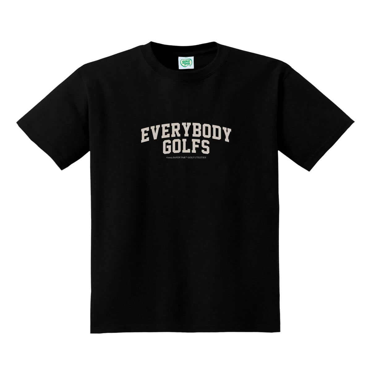 Sandy Par Everybody Golfs Black S/s Shirt