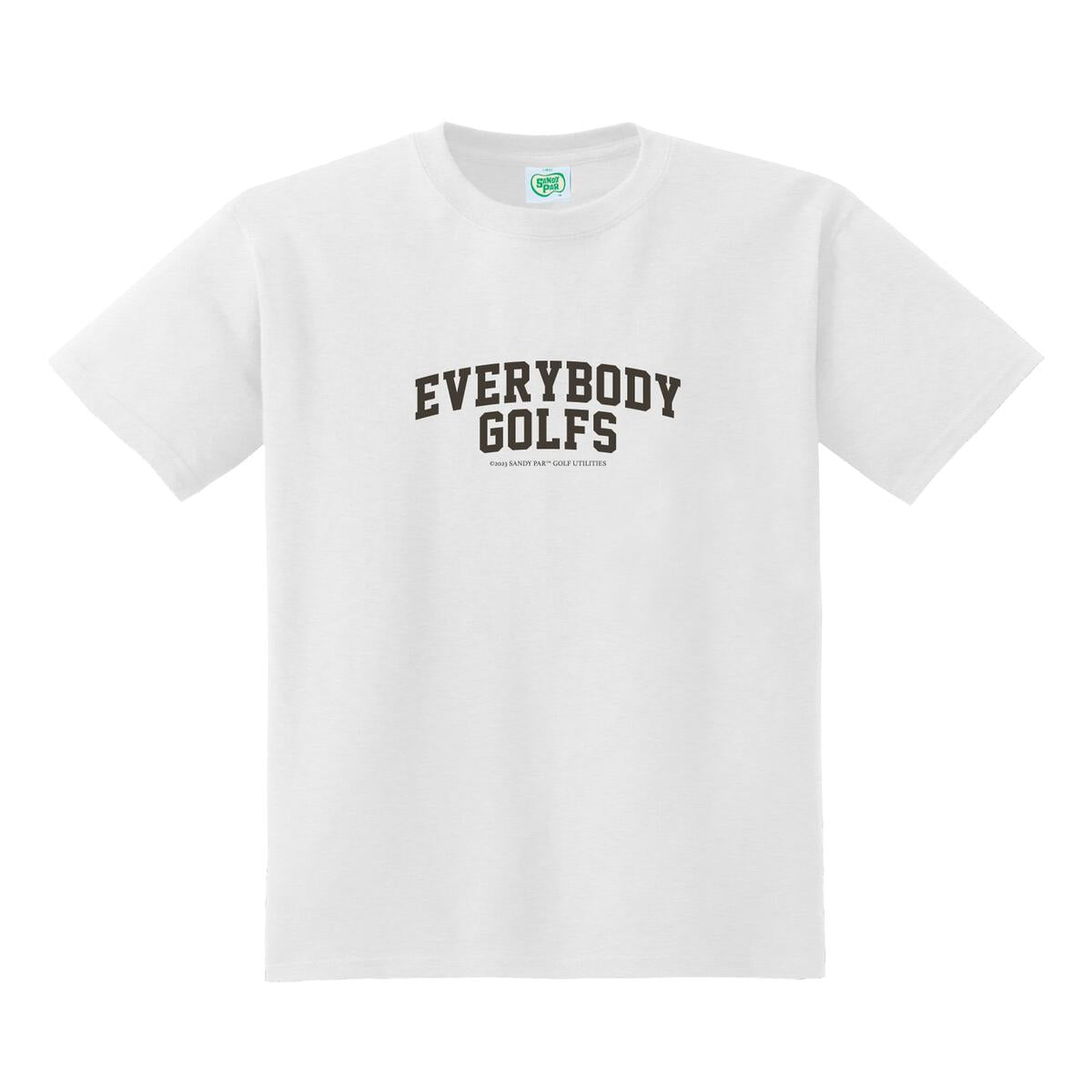 Sandy Par Everybody Golfs White S/s Shirt