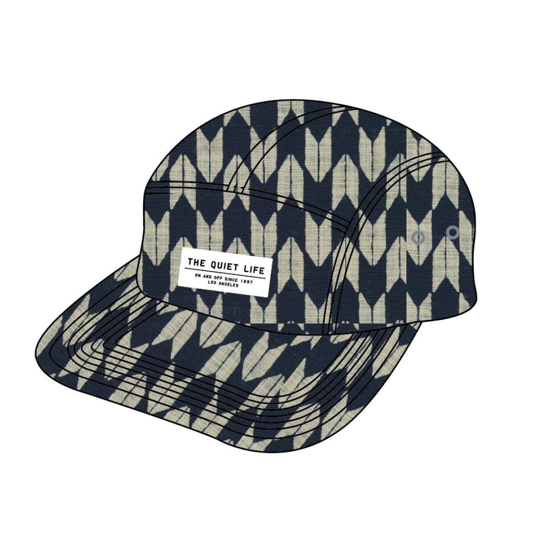 The Quiet Life Escher 5 Panel Strapback Camper Hat