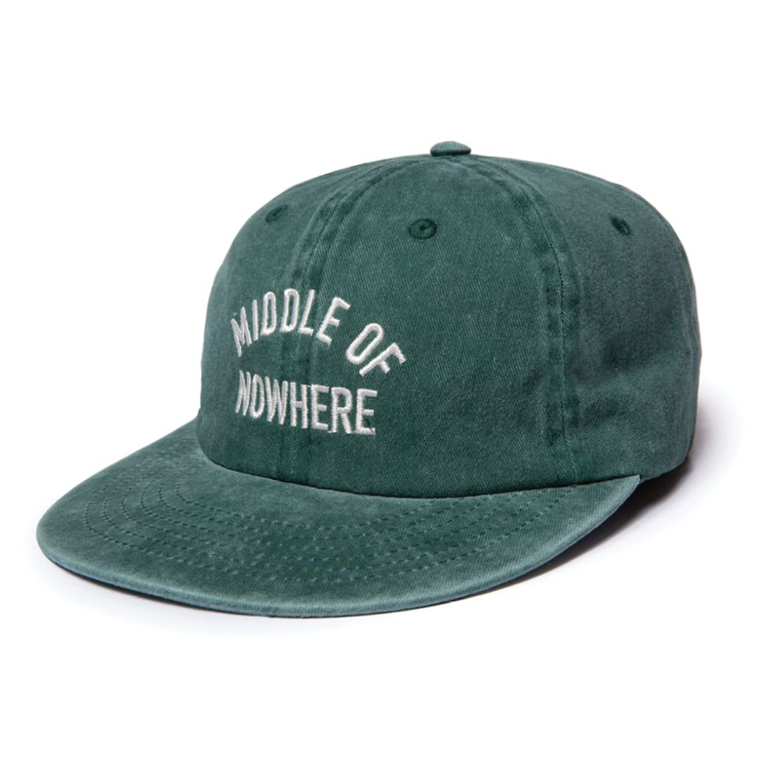 The Quiet Life Middle of Nowhere Vintage Green Six Panel Hat