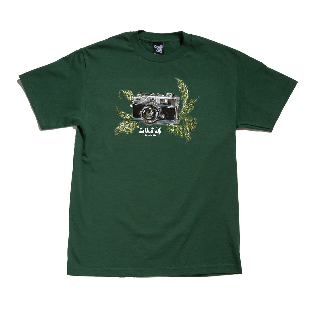 The Quiet Life Swanski Camera Hunter Green S/s Shirt
