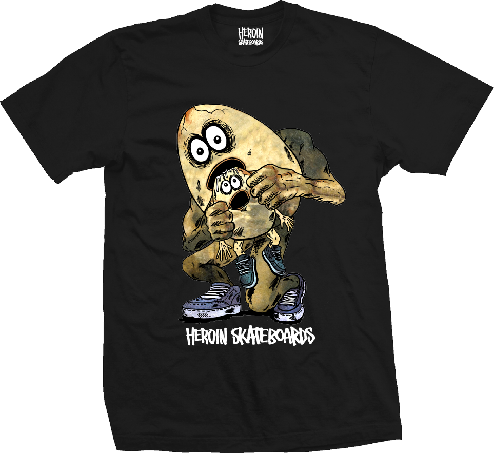 Heroin Egg Eater Black S/s Shirt