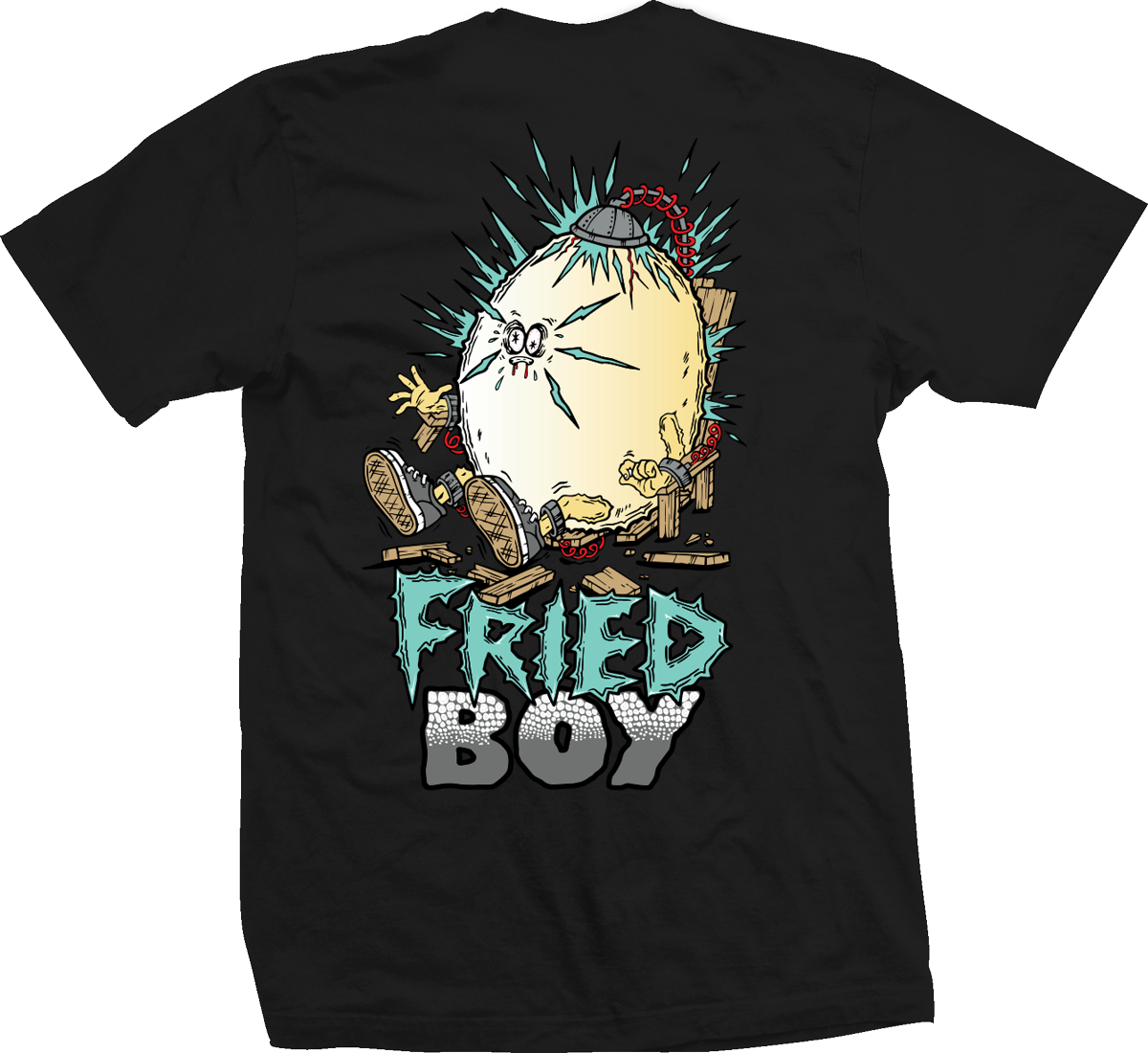 Heroin Fried Boy Black S/s Shirt