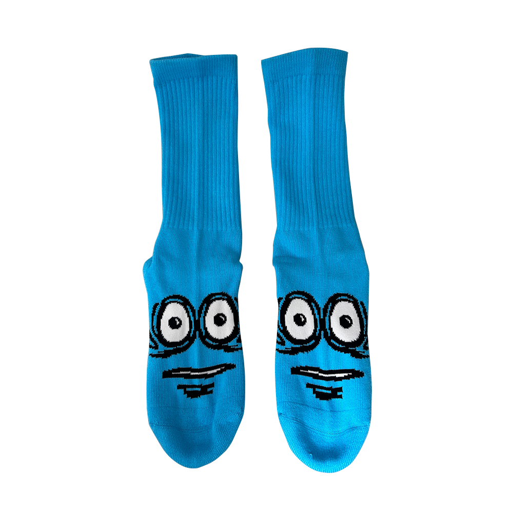 Heroin Big Egg Cyan Socks