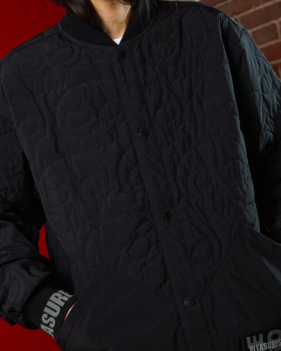 Pleasures X Zero Thomas Black Quilted Jacket