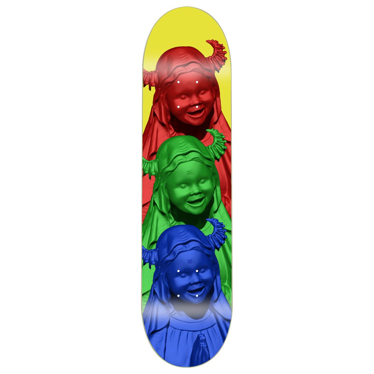 EDGLRD Point Cloud Virgin Mary Skateboard Deck