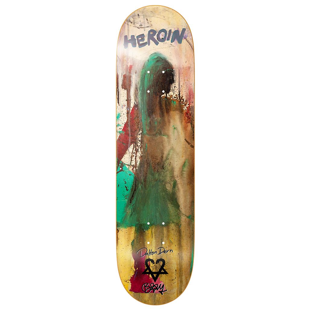 Heroin Dalton Dern x Bam Margera 8.3875" Skateboard Deck