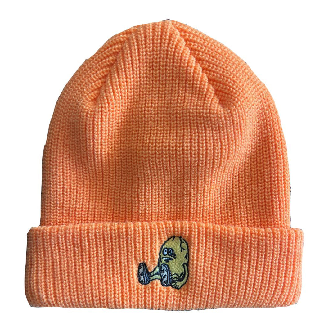 Heroin Egg Neon Orange Beanie