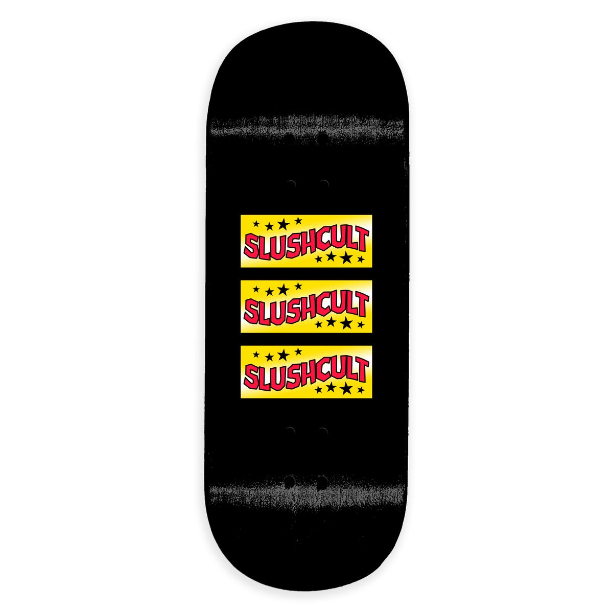 Slushcult X DK Stars Pro Deck Black Fingerboard Skateboard