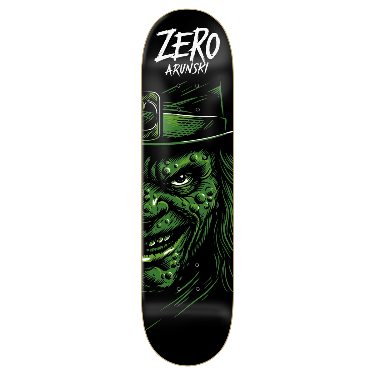 Zero Fright Night 2 Adam Arunski Leprechaun 8.5" Skateboard Deck
