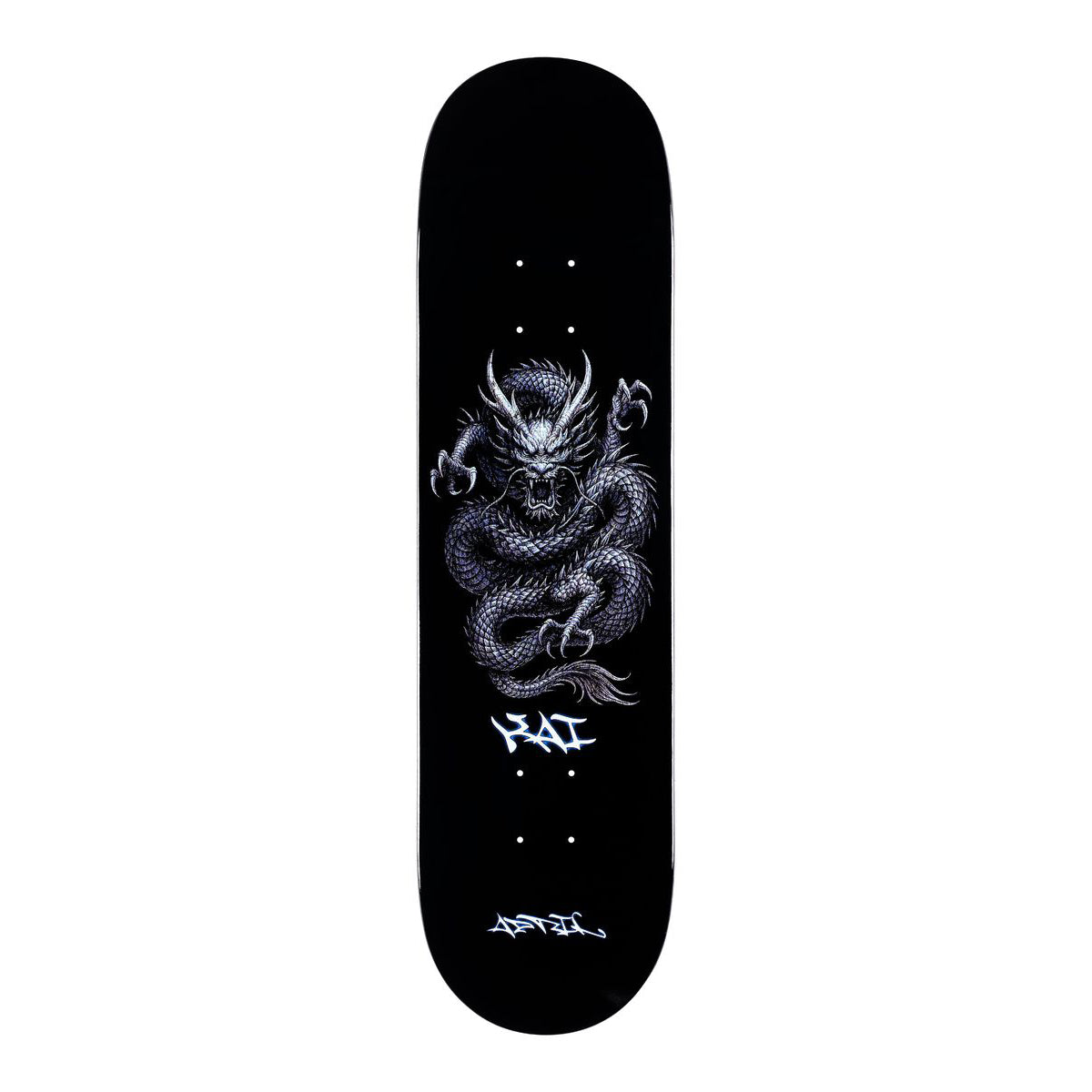April Kai Kishi Fantasy 8.25" Black Dipped Skateboard Deck