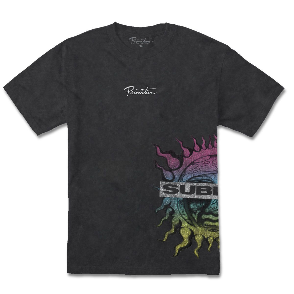 Primitive x Sublime Solstice White/Black Heavyweight Tee S/s Shirt