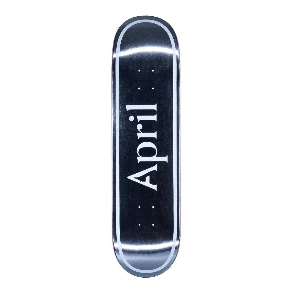 April OG Logo Foil Skateboard Deck