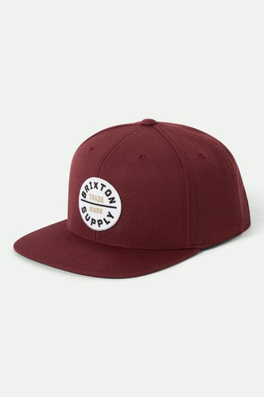 Brixton Oath III Port Snapback Hat