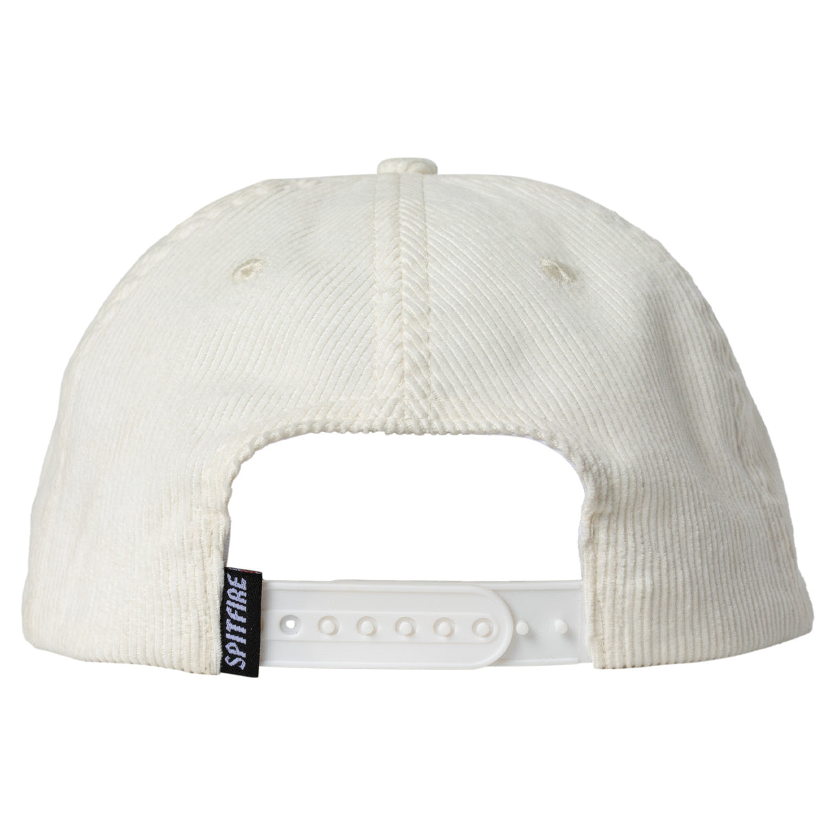 Spitfire Team Bighead Script White Snapback Hat