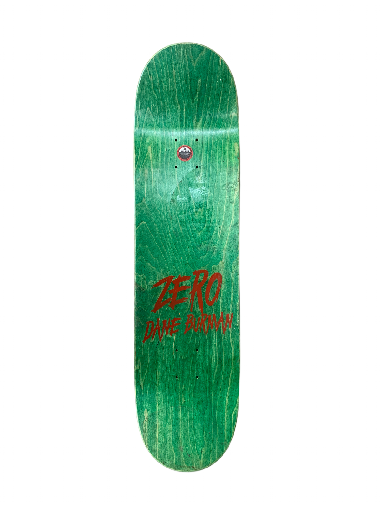 Zero Dane Burman Stalker 8.3” Classic Skateboard Deck