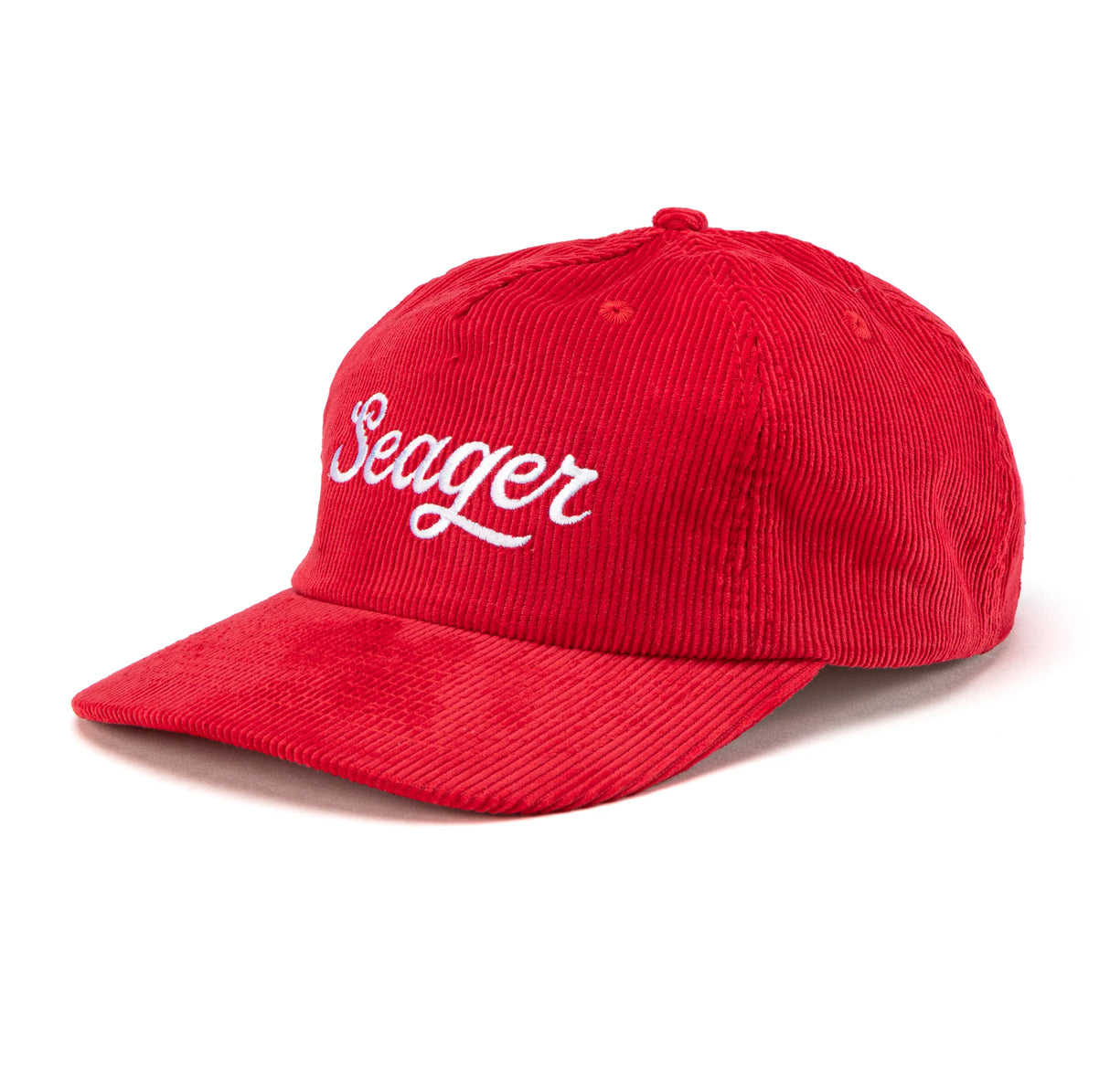 Seager Big Red Corduroy Snapback Hat