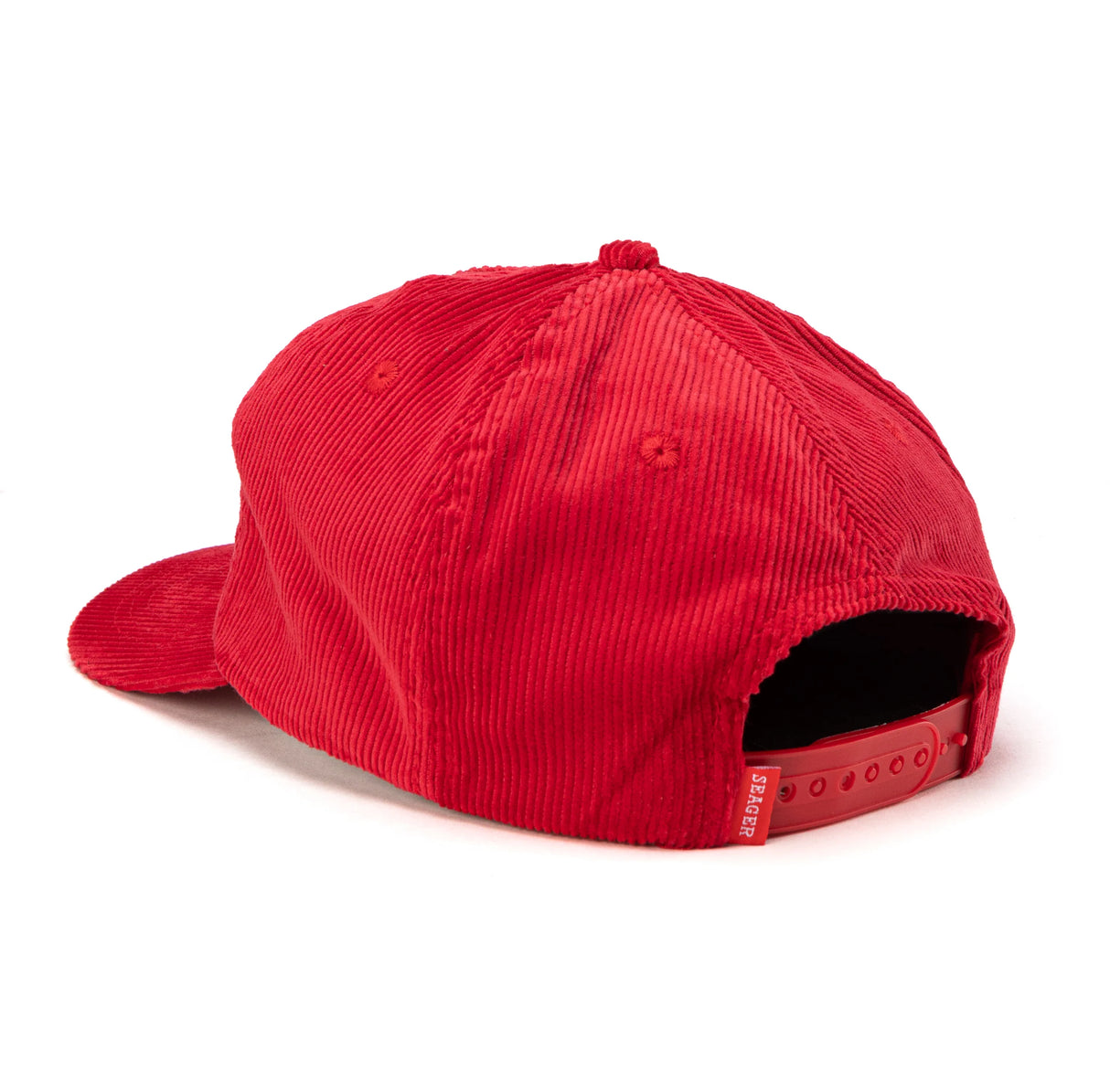 Seager Big Red Corduroy Snapback Hat