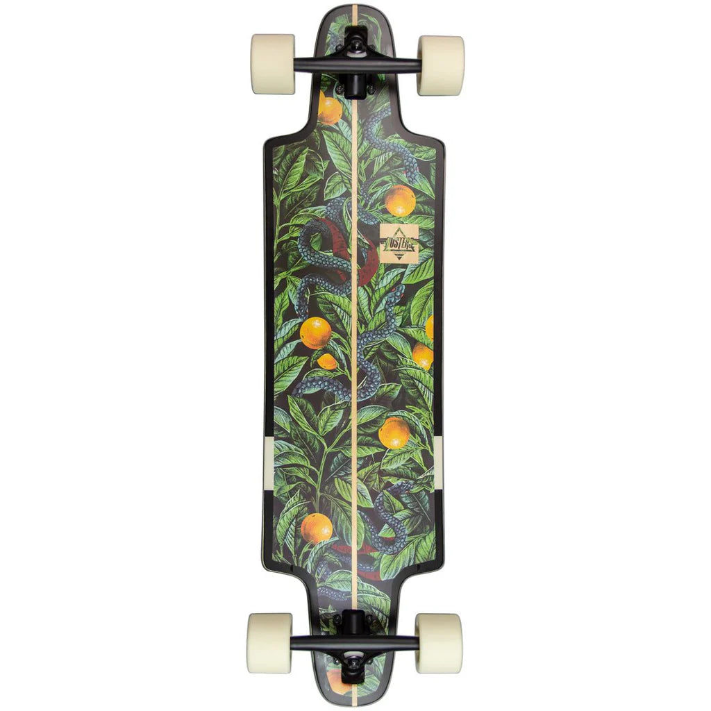 Dusters Harvest Green Orange 36" Longboard Complete Skateboard