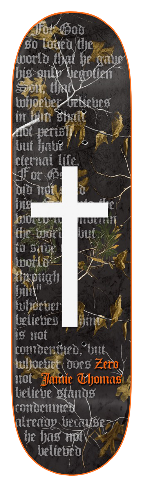 Zero X Realtree 2 Jamie Thomas Cross Skateboard Deck