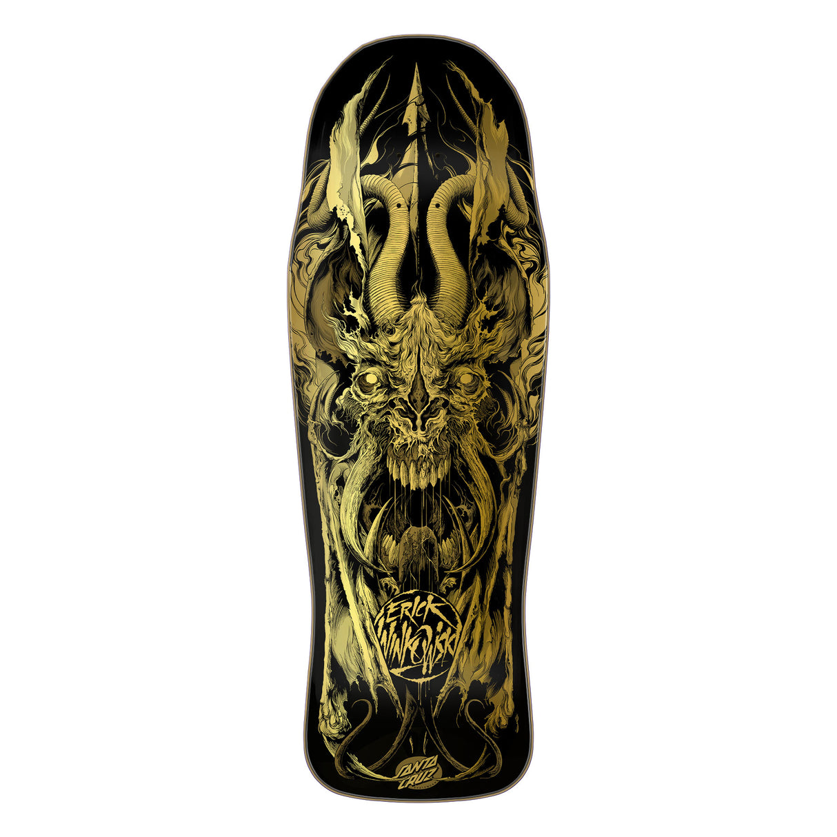 Santa Cruz Winkowski Primeval Gold Pro 10.34" Shaped Skateboard Deck