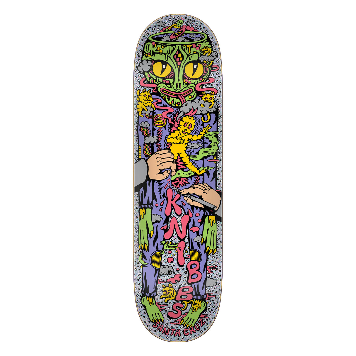 Santa Cruz Knibbs Reptilian 8.5" Skateboard Deck