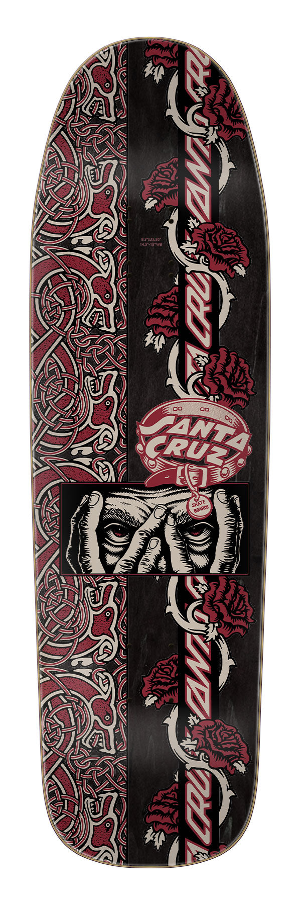 Santa Cruz Dressen Evo Pro Shaped 9.3" Skateboard Deck