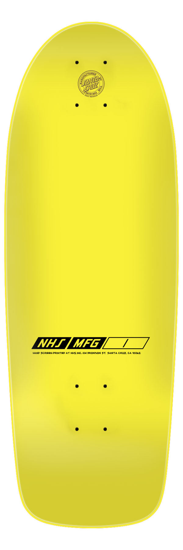 Santa Cruz Malba Crash Test Reissue Shaped Skateboard Deck