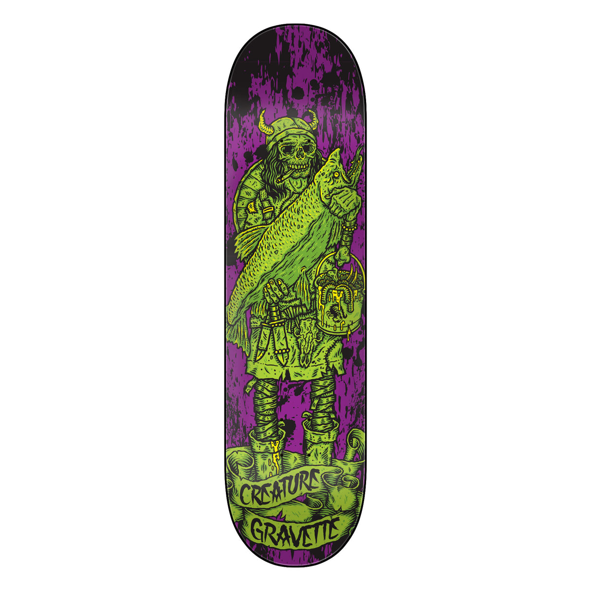 Creature Gravette Vikings Of Hesh Law XX 8.3" Skateboard Deck