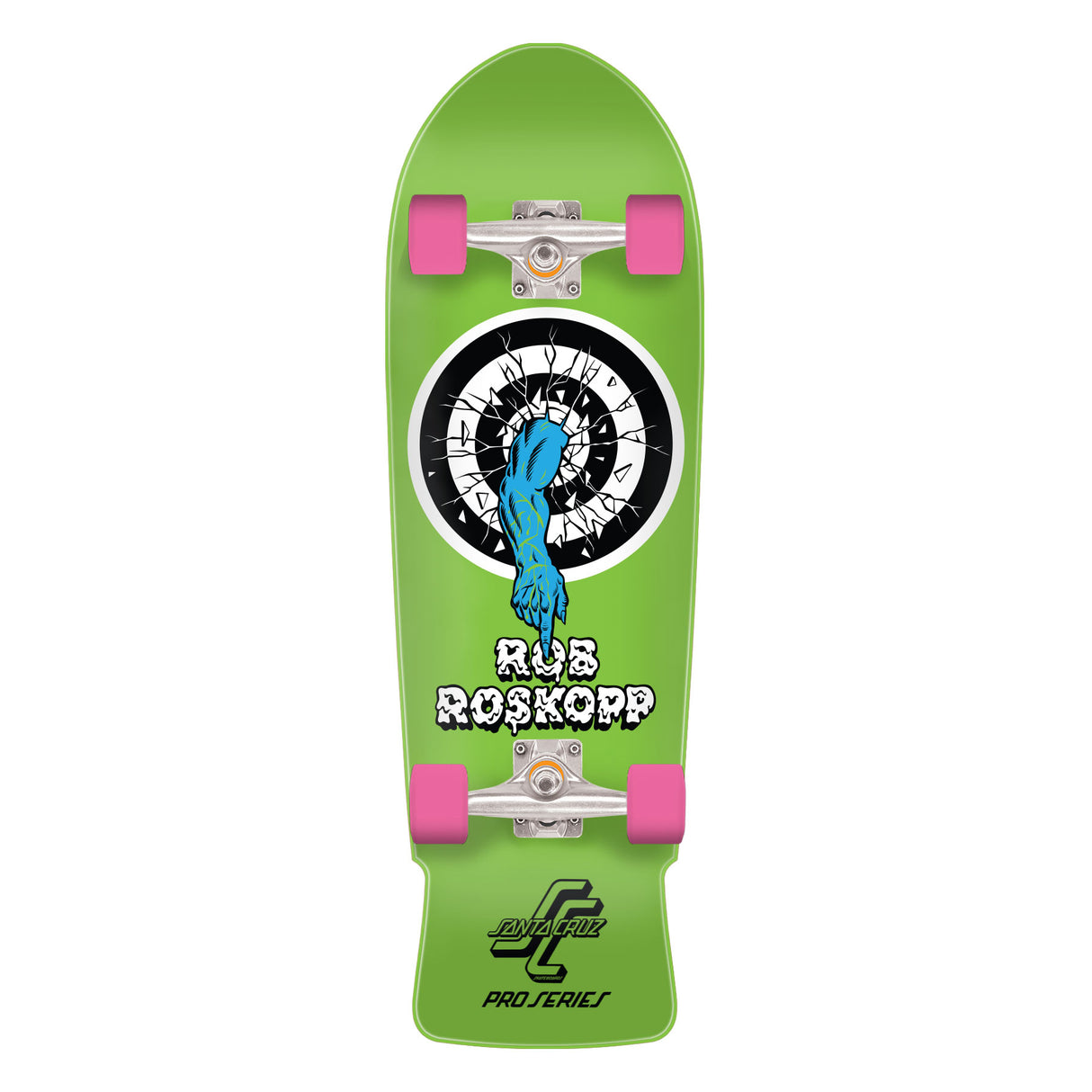 Santa Cruz Roskopp One 10.0" x 31.4" Shaped Cruzer Cruiser Complete