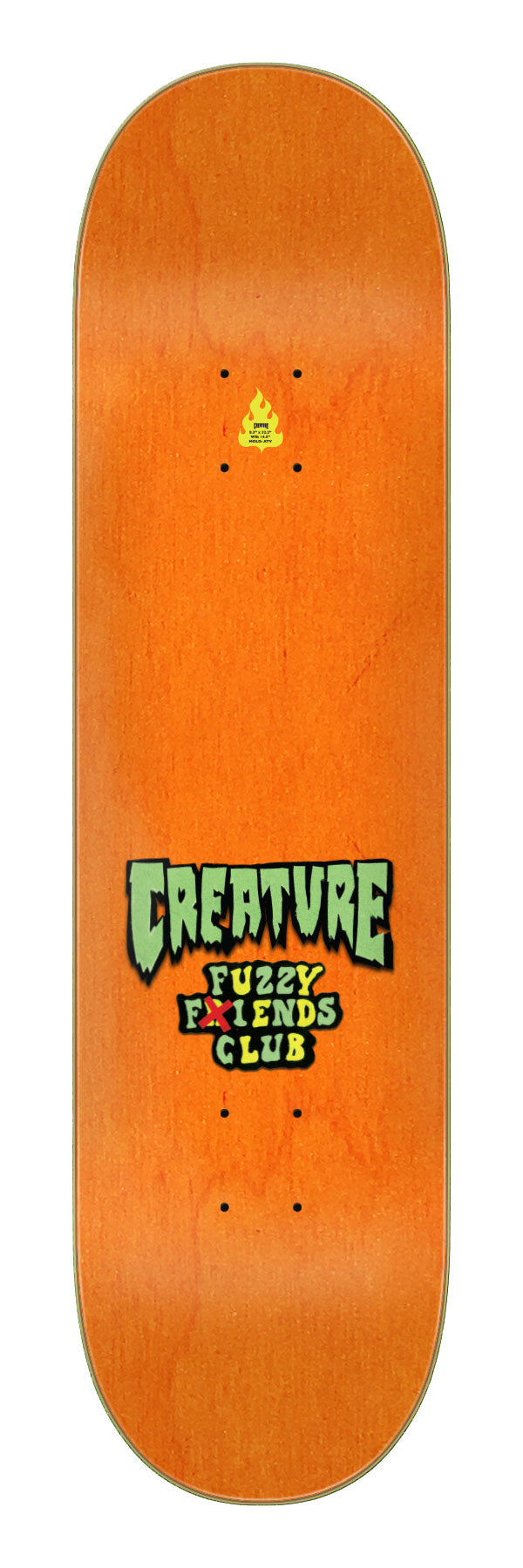 Creature Gravette Fuzzy Creature Fiends Pro 8.3" Skateboard Deck