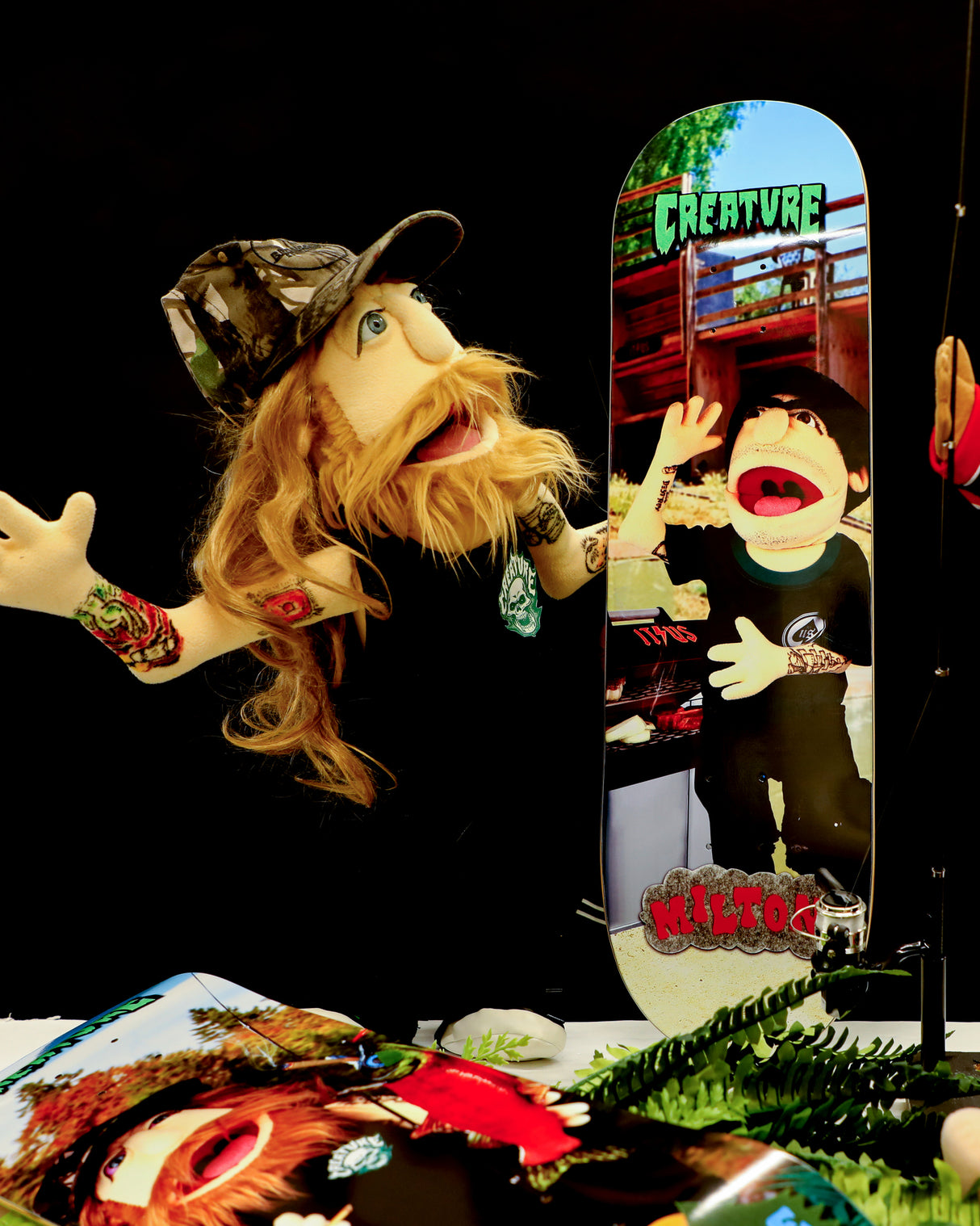 Creature Martinez Fuzzy Creature Fiends Pro 8.6" Skateboard Deck