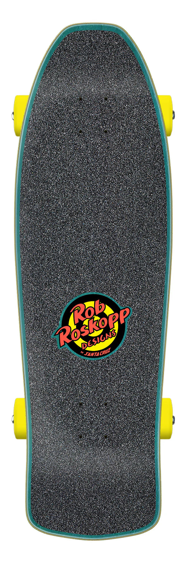 Santa Cruz Roskopp Screaming Five 10.32" Shaped Cruiser Complete Skateboard