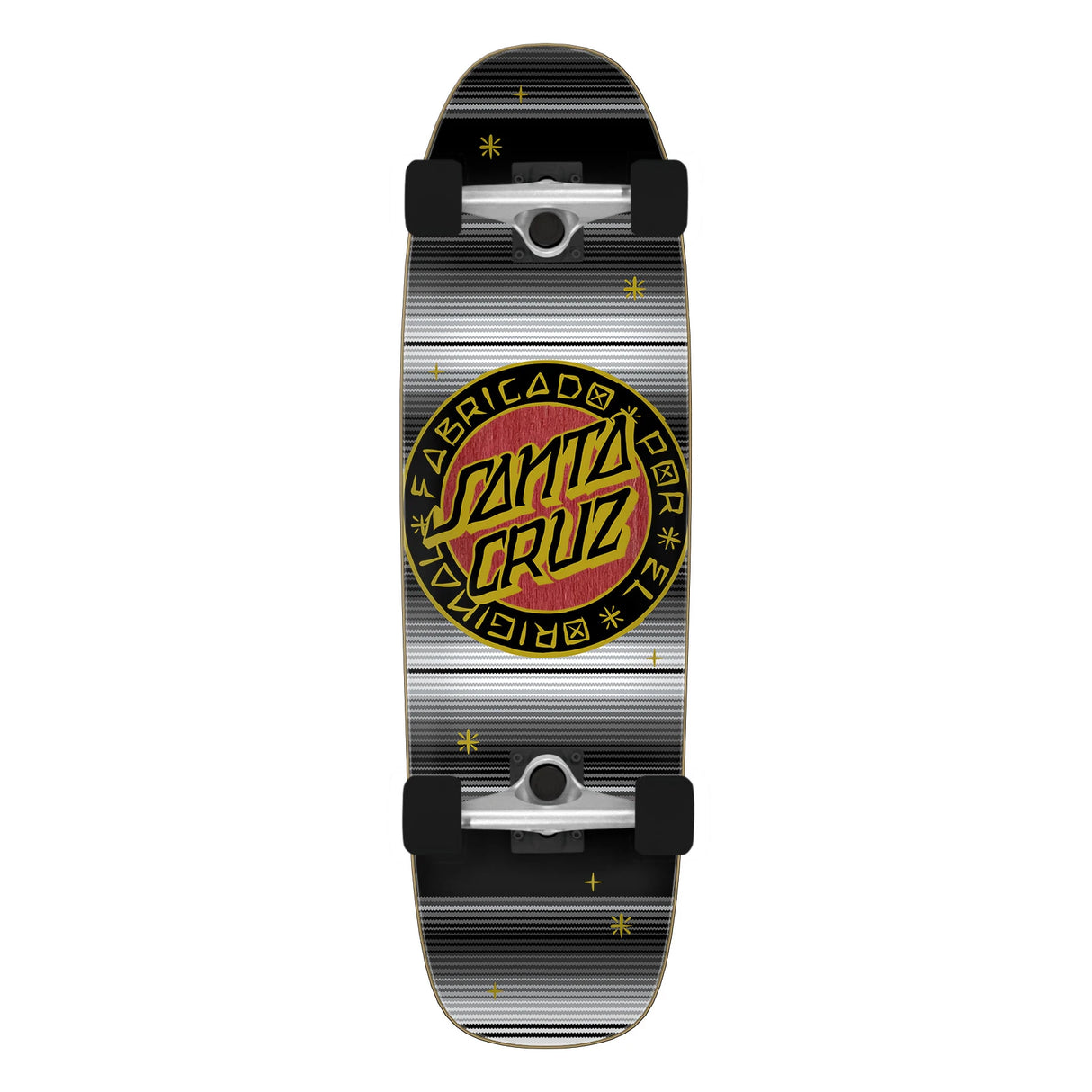 Santa Cruz Loco Dot 8.4" Shaped Street Cruiser Complete Skateboard
