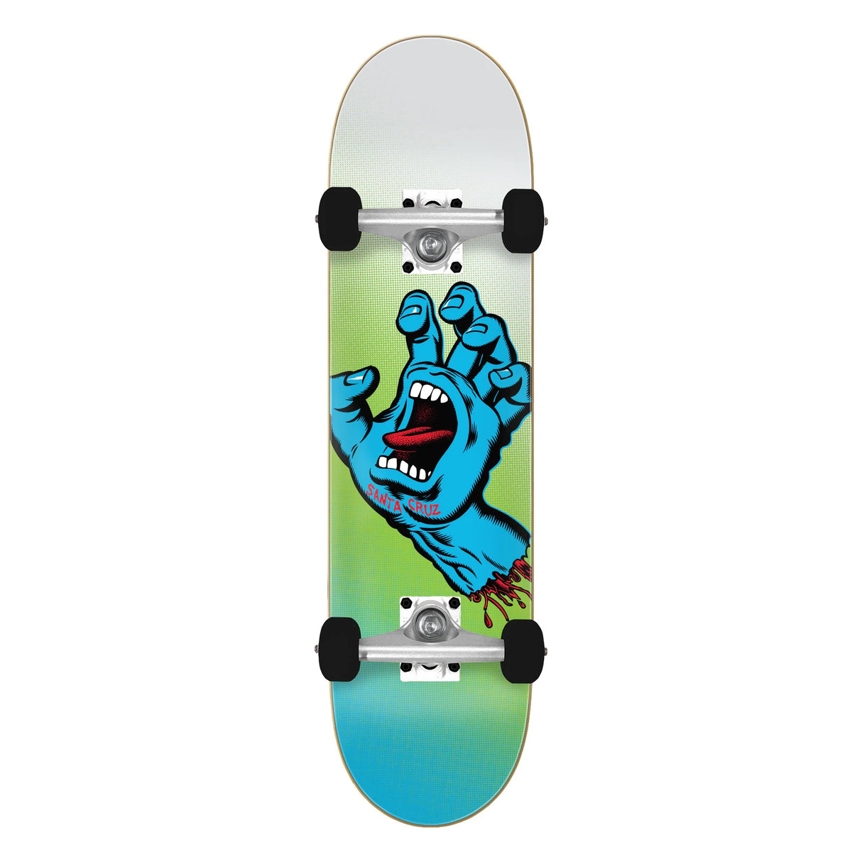 Santa Cruz Screaming Hand Color Fade Full 8.0" Complete Skateboard
