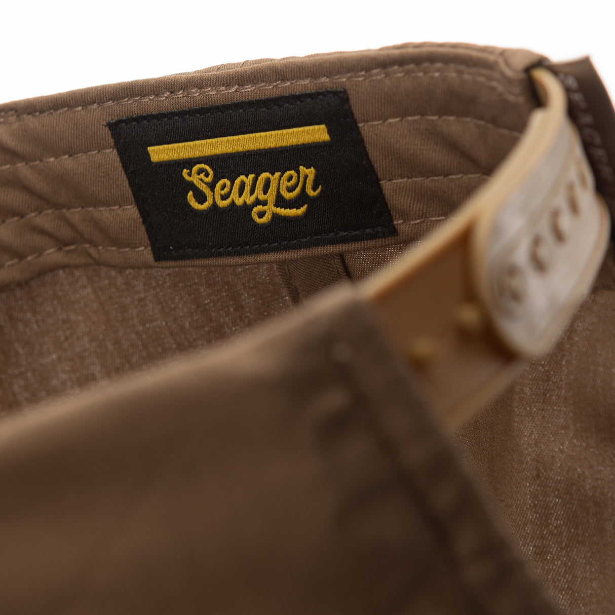 Seager Branded Brown Snapback Hat