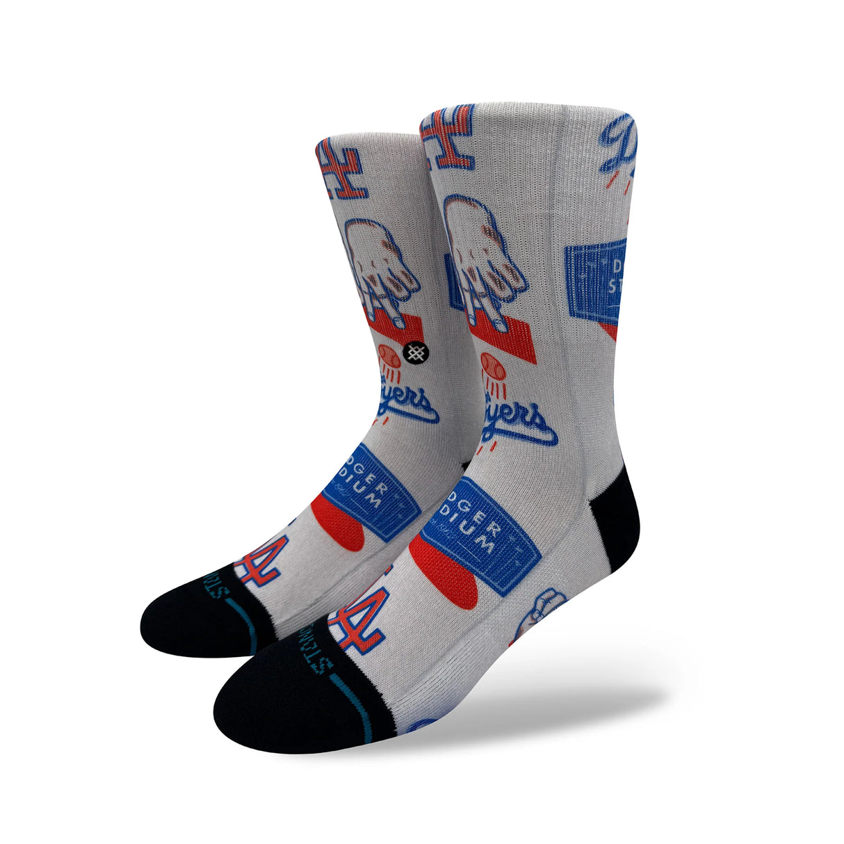 Stance Los Angeles Dodgers Local LA Multi Crew Socks