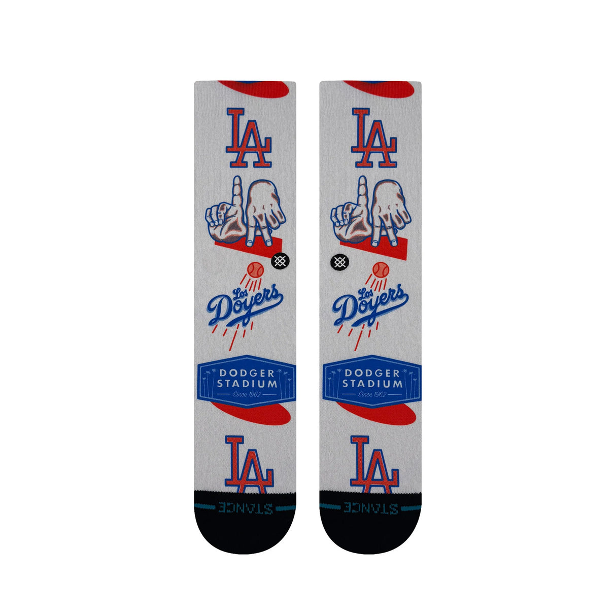 Stance Los Angeles Dodgers Local LA Multi Crew Socks
