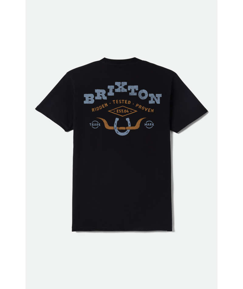 Brixton Beekman Black Standard S/s Shirt