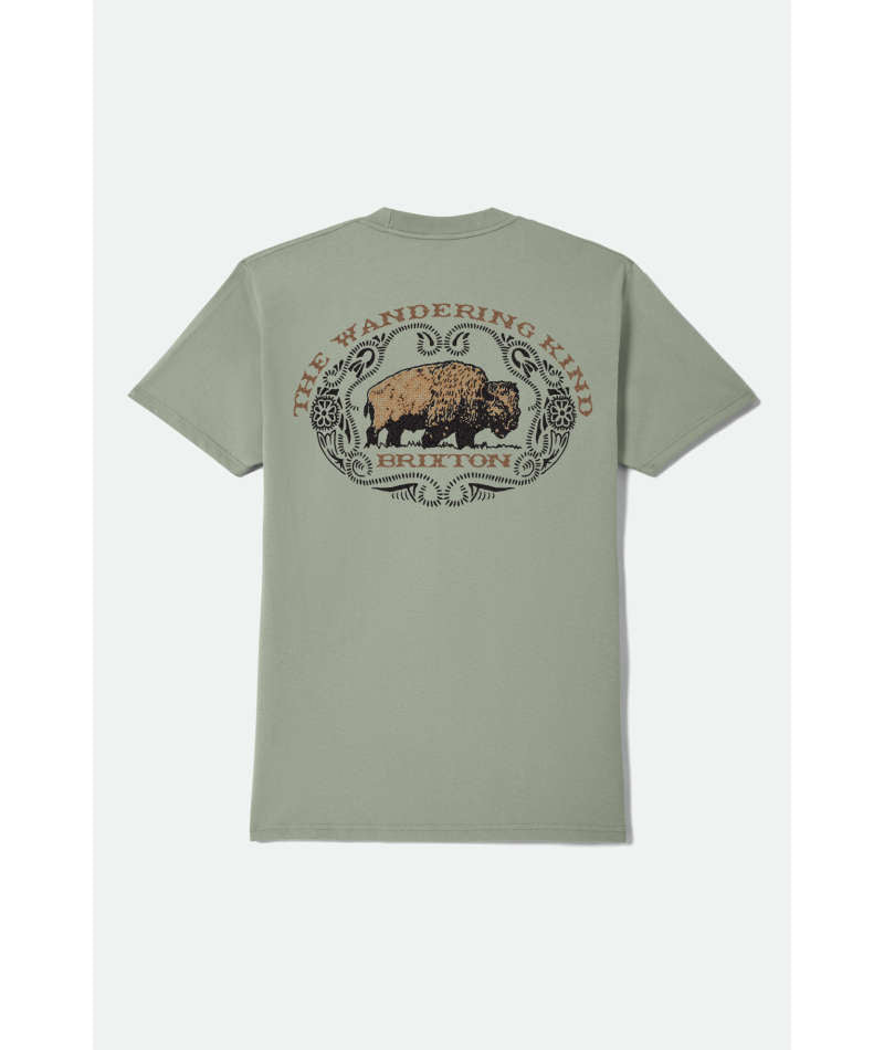 Brixton Coba Desert Green Standard S/s Shirt