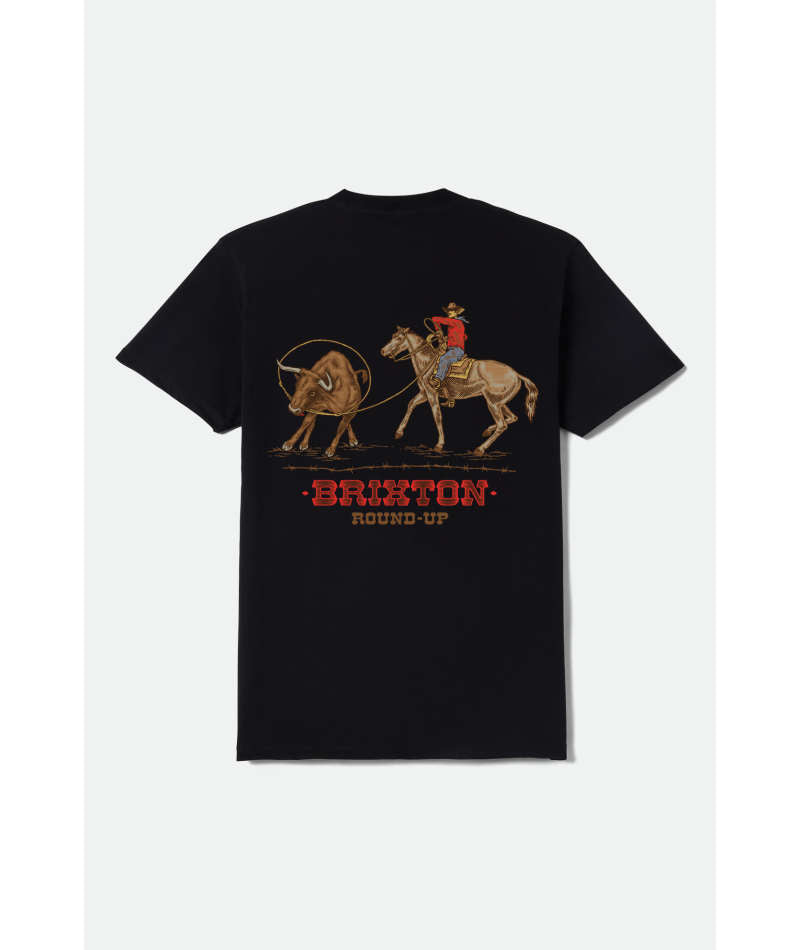 Brixton Hutchins Black Standard S/s Shirt