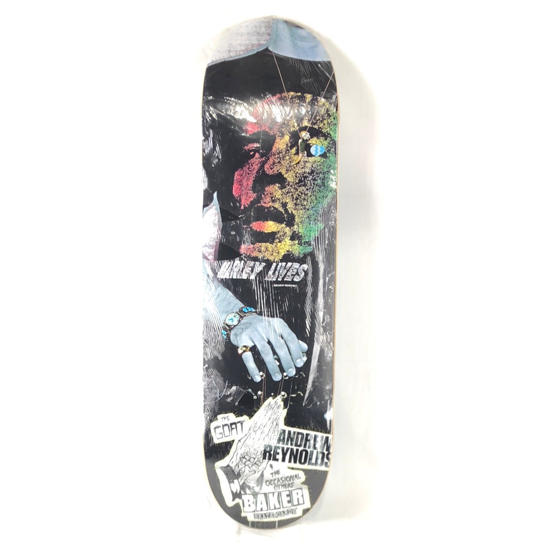 Baker Andrew Reynolds X The Goat Bob Marley Size 8.4" Vintage NOS Deck