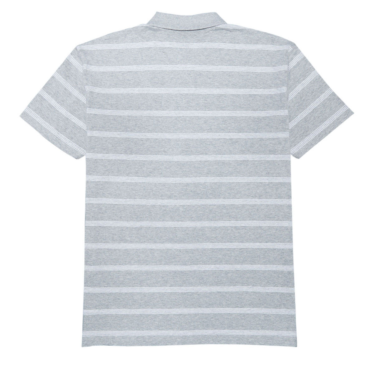 Dickies Skateboarding Striped Heather Gray Stripe Polo Shirt