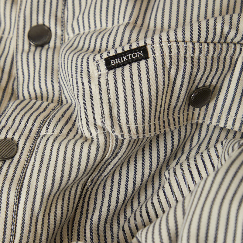 Brixton Cass Whitecap Mood Indigo Hickory S Jacket