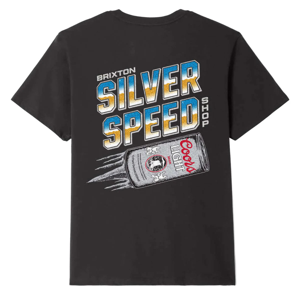 Brixton X Coors Light Silver Speed Black S/s Shirt