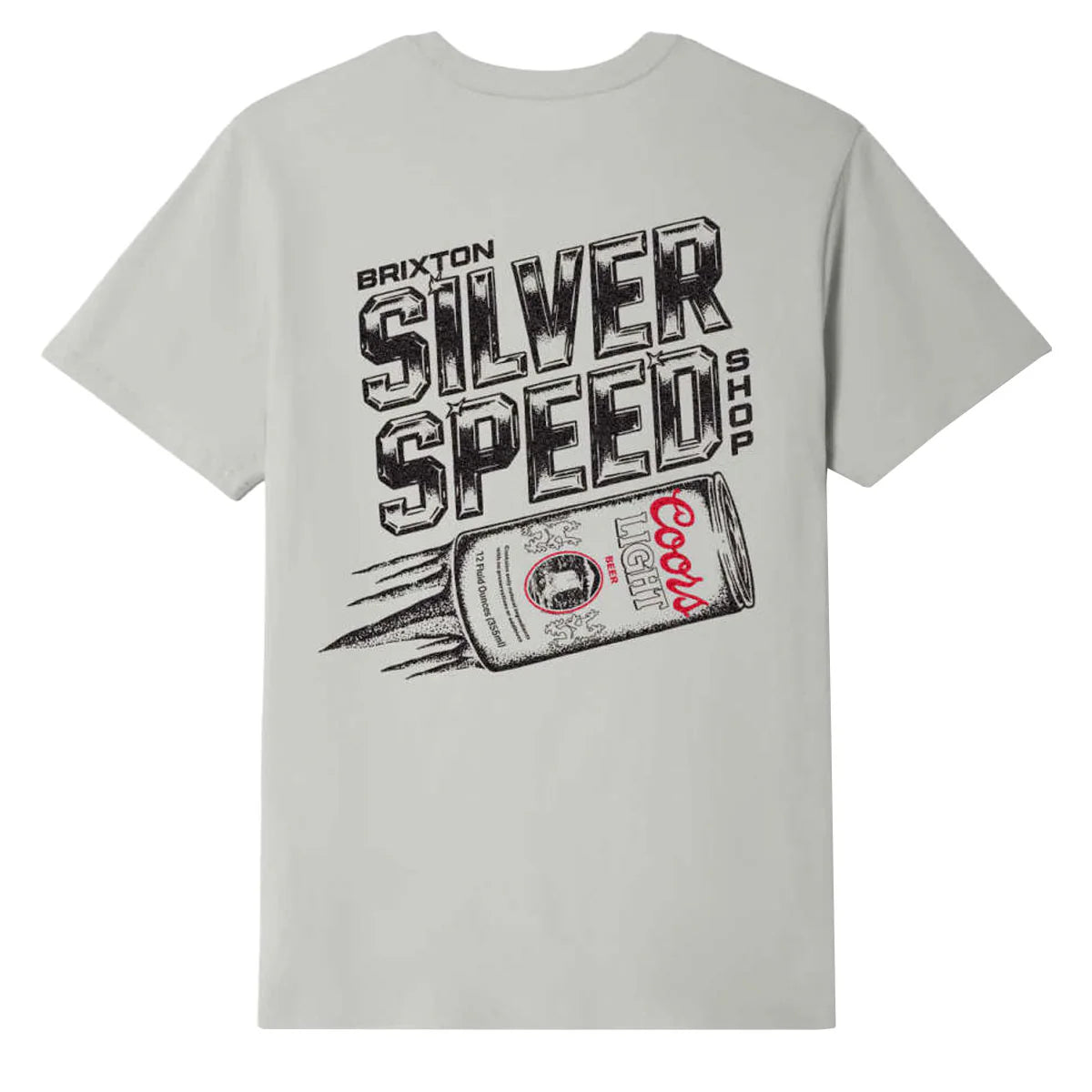 Brixton X Coors Light Silver Speed Silver S/s Shirt