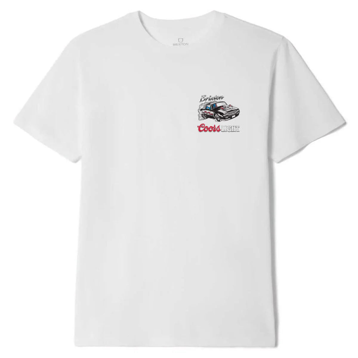 Brixton X Coors Light Raceway White Standard S/s Shirt