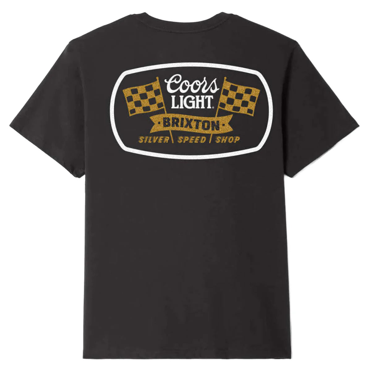 Brixton X Coors Light Pit Stop Black Standard S/s Shirt