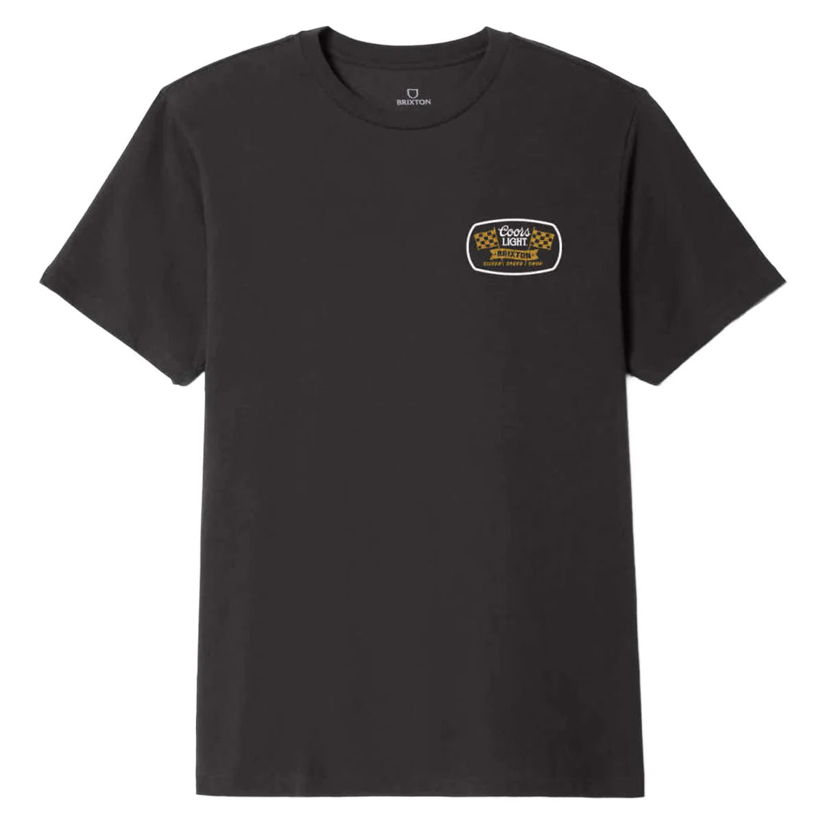 Brixton X Coors Light Pit Stop Black Standard S/s Shirt
