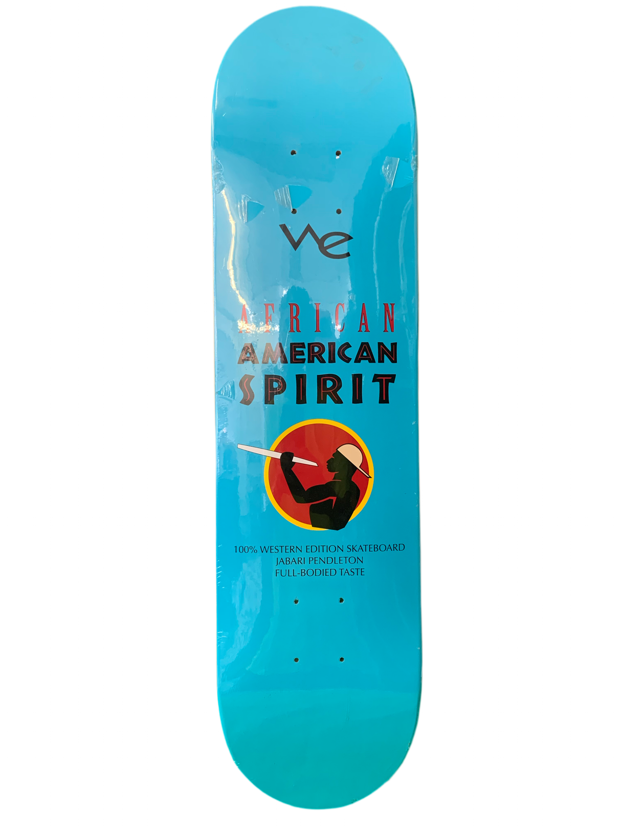 Western Edition Jabari Pendleton Blue American Spirit Blue 7.75" Classic Skateboard Deck